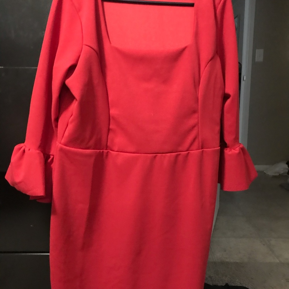 Red dress